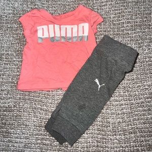 Baby girl puma outfit